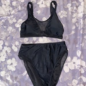 TWO PIECE BLACK MESH BIKINI 👙